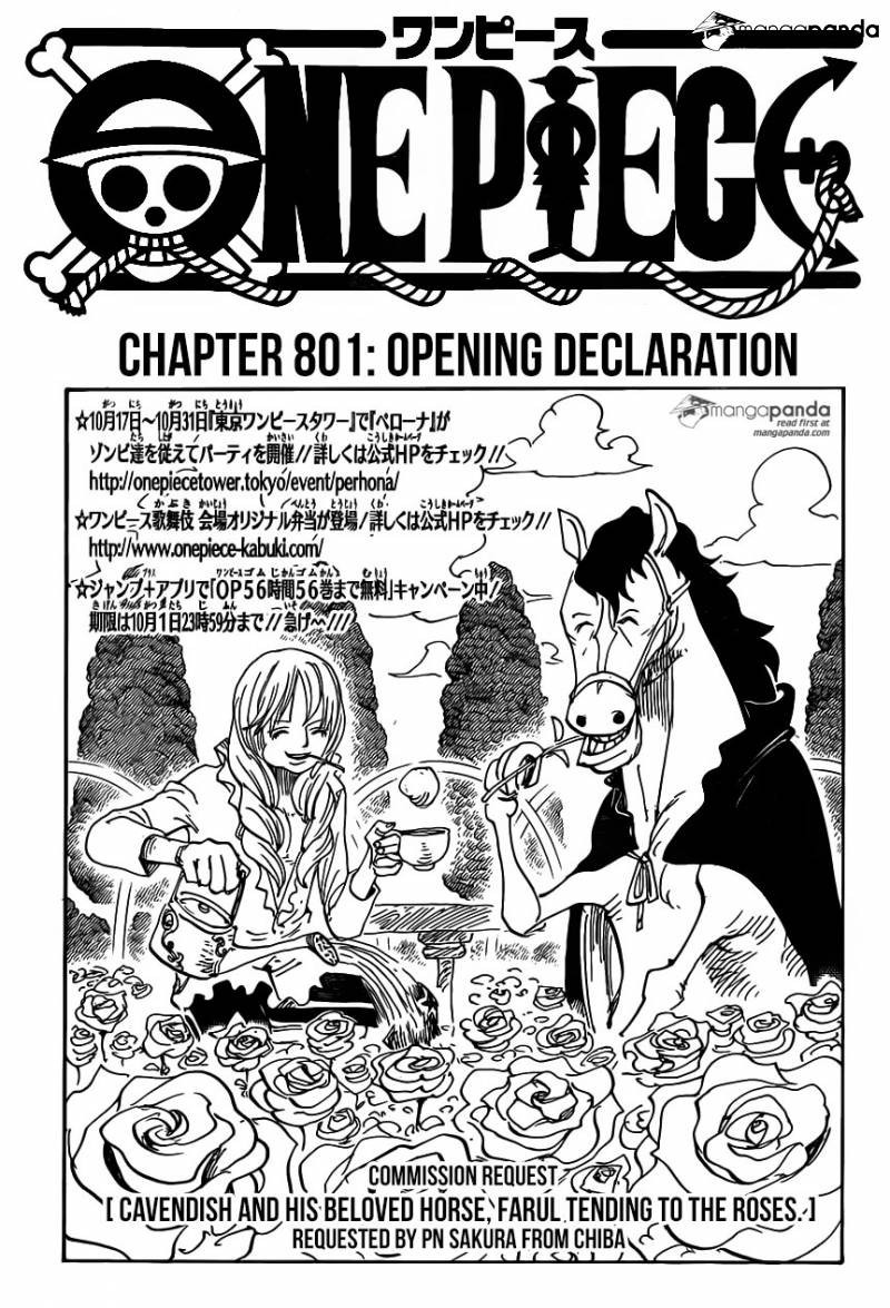 One Piece Chapter 801 1